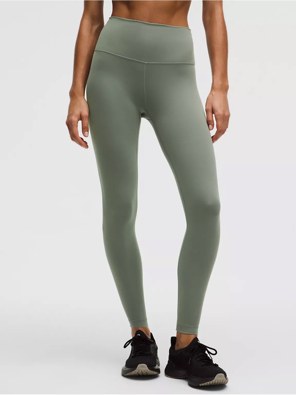 Lululemon Women’s Wunder Train High-Rise Tight Ankle 25" Leggings Size 14 Green